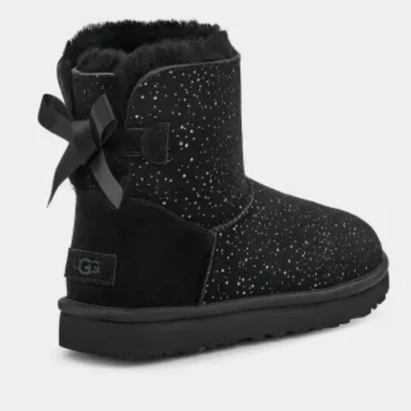 NWOT UGG Mini Bailey Bow Metallic Spots - Picture 4 of 11